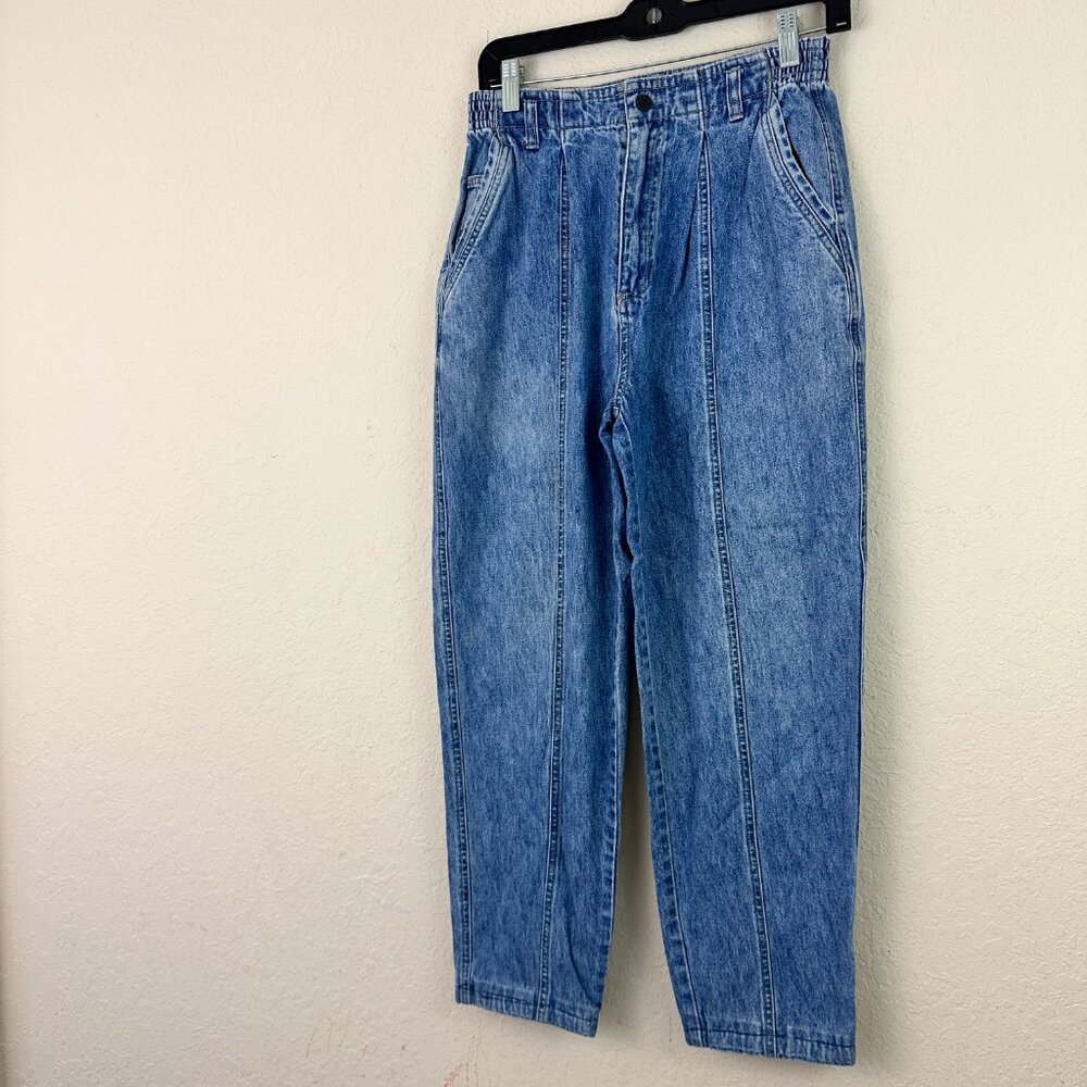 Vintage LL Bean Jeans Womens 6 Blue Denim Classic Fit Curvy High Rise Stretch - Picture 2 of 9